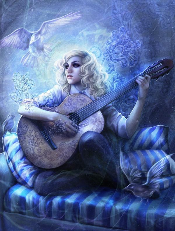 Gracejana Zielinska美麗的女性人物插畫