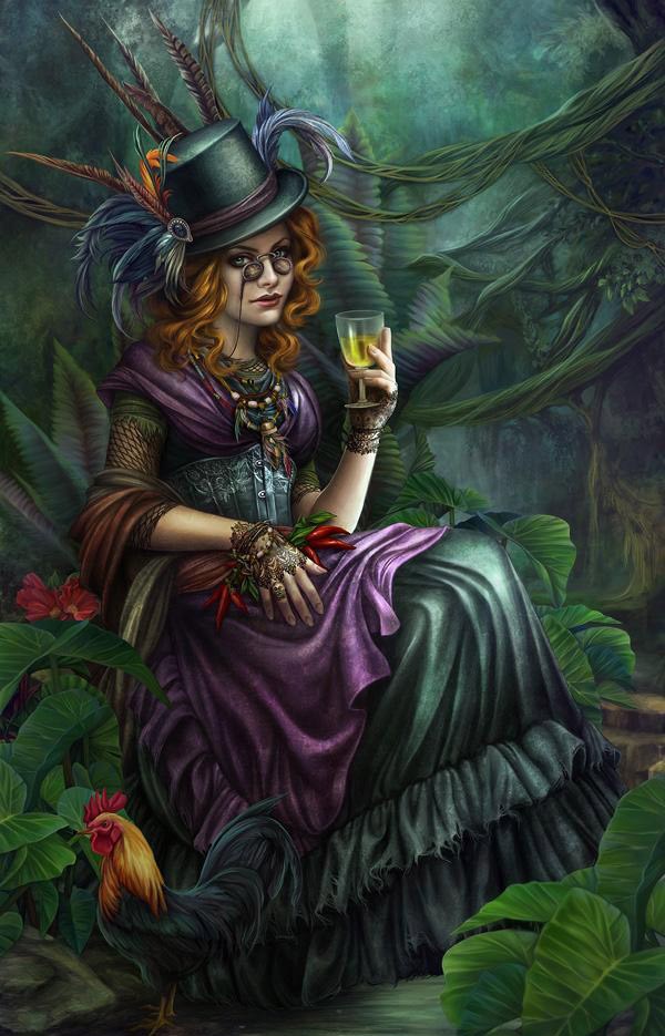 Gracejana Zielinska美麗的女性人物插畫