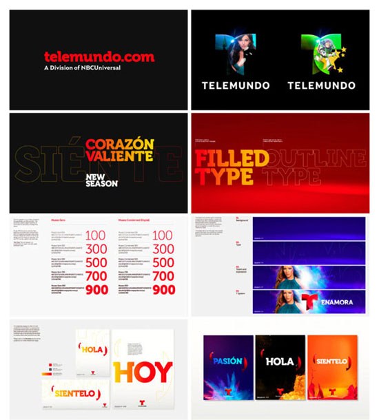 Telemundo电视台新时尚品牌形象设计