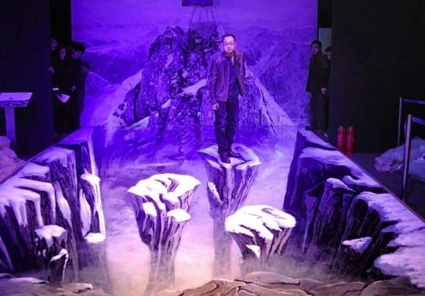 齊興華3D 地畫壁畫藝術作品
