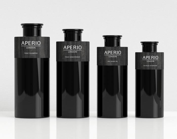 沉穩內斂的Aperio理發店自有品牌包裝