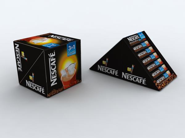Nescafé雀巢三合一棒包装设计