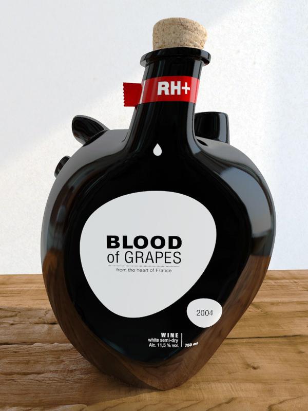 法国BLOOD of GRAPES品牌葡萄酒特色包装设计