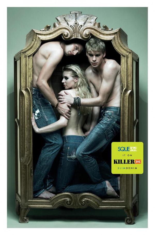 Killer牛仔裤广告：修身款