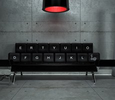 QWERTY键盘沙发