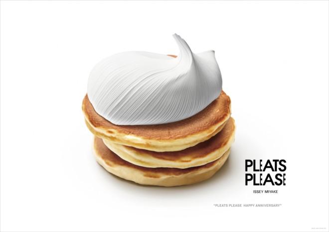Pleats Please (三宅褶皱)20周年纪念广告