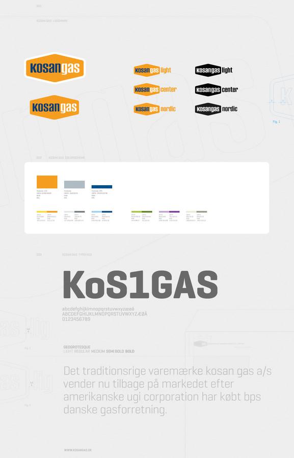 Kosan 煤气公司品牌设计
