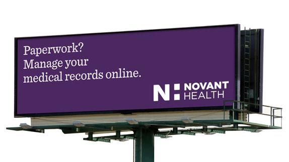 Novant健康診所品牌形象設計