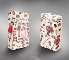 结婚喜宴糖果盒设计