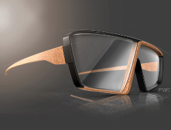 软木材料的Corky框架眼镜