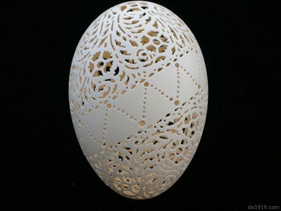 艺术实践-蛋壳雕刻