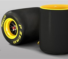 F1赛车咖啡杯创意设计 