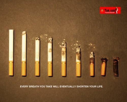 禁烟广告创意精选