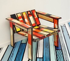 richard woods版画风格的家具展