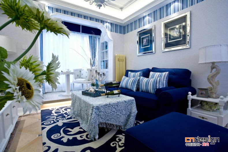 地中海的浪漫蓝色风情家装设计