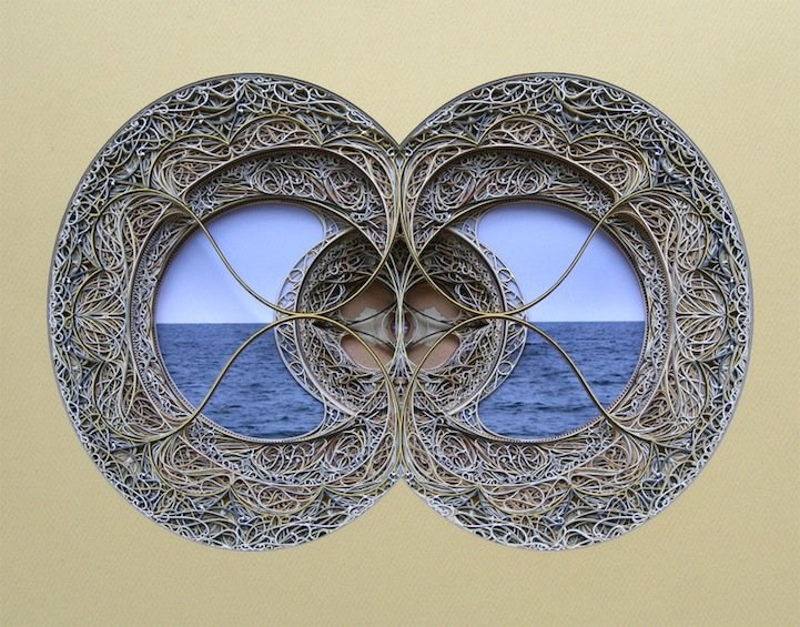 纸艺艺术家Eric Standley玻璃窗花艺术作品