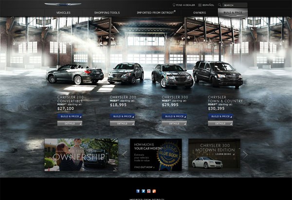 16个汽车品牌网站设计欣赏