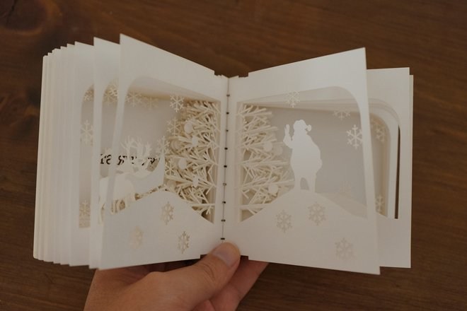 360度 立體圣誕畫冊