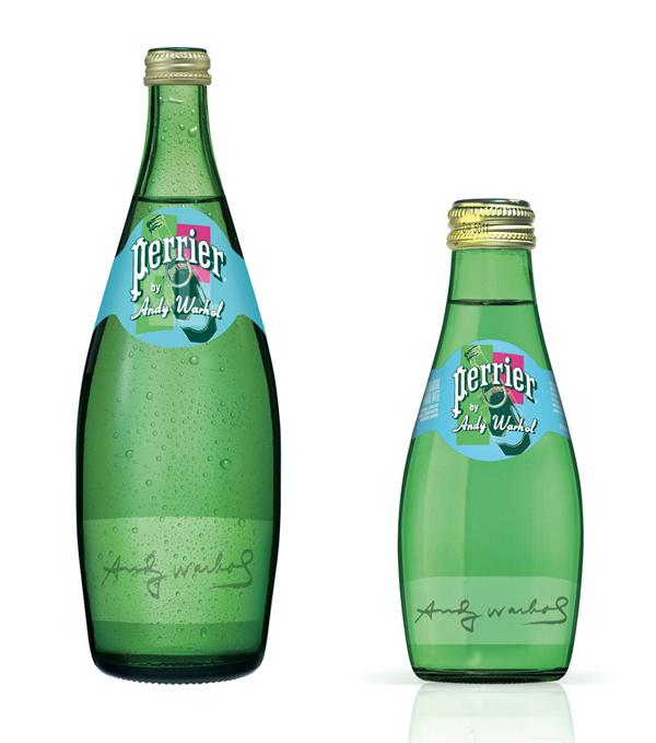 安迪·沃霍尔的艺术法国沛绿雅矿泉水限量瓶