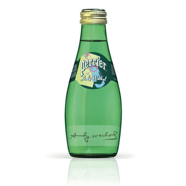 安迪·沃霍爾的藝術法國沛綠雅礦泉水限量瓶