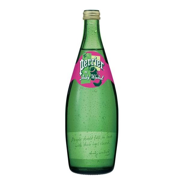 安迪·沃霍爾的藝術法國沛綠雅礦泉水限量瓶