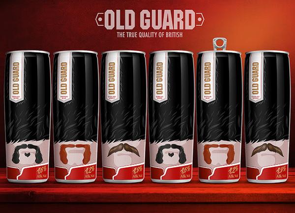 英国Old Guard啤酒包装设计