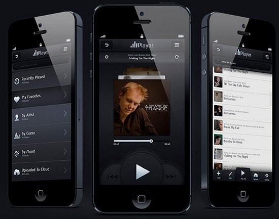 精美音樂類App界面設計欣賞
