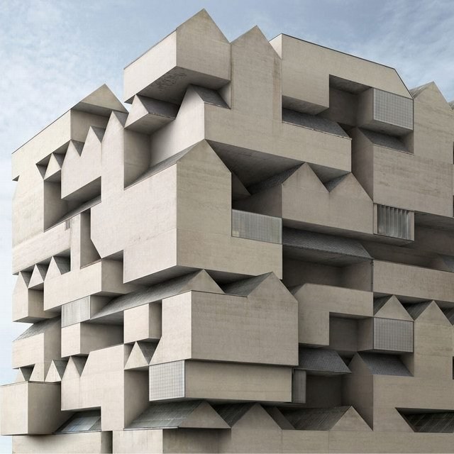 比利时Filip Dujardin虚构建筑
