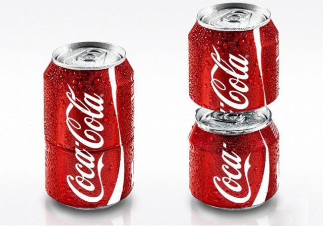 可口可乐新包装，一分为二的快乐共享可口可乐新包装，一分为二的快乐共享
