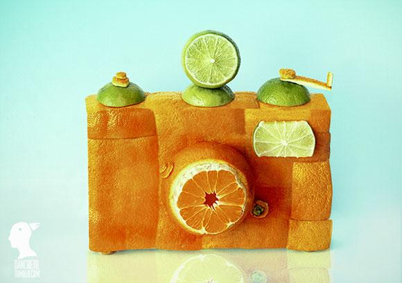 艺术家 Dan Cretu 的蔬菜水果雕塑作品