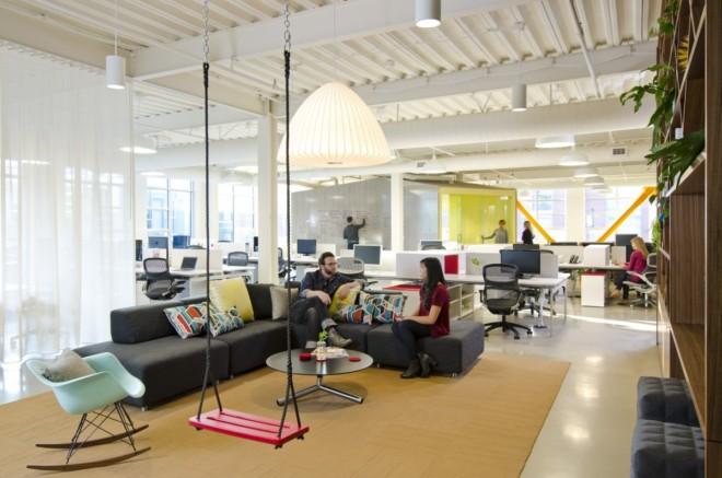 波特兰FINE Design Group开放式办公空间设计