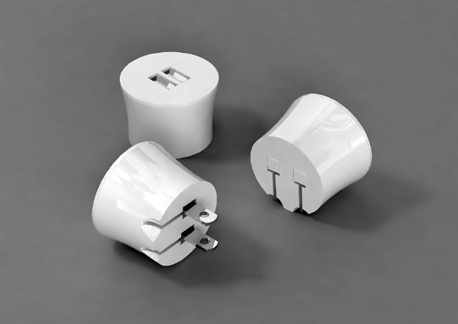 小巧的旅行充電器