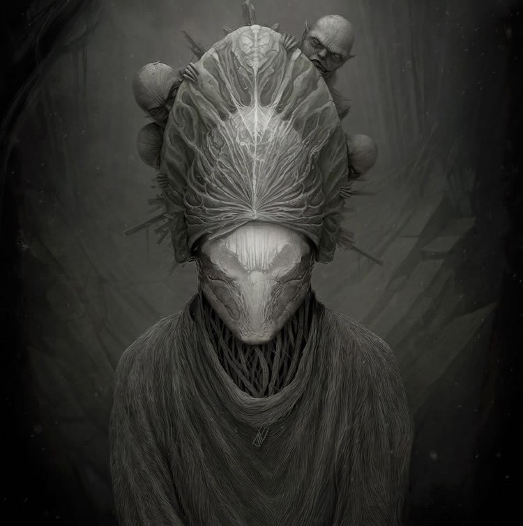 Anton Semenov充滿了邪惡的作品