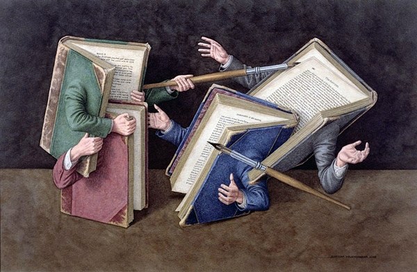 書的藝術：Jonathan Wolstenholme超現實主義插畫