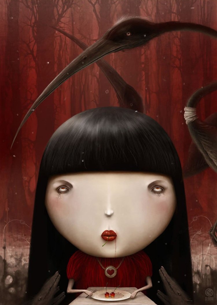Anton Semenov充滿了邪惡的作品