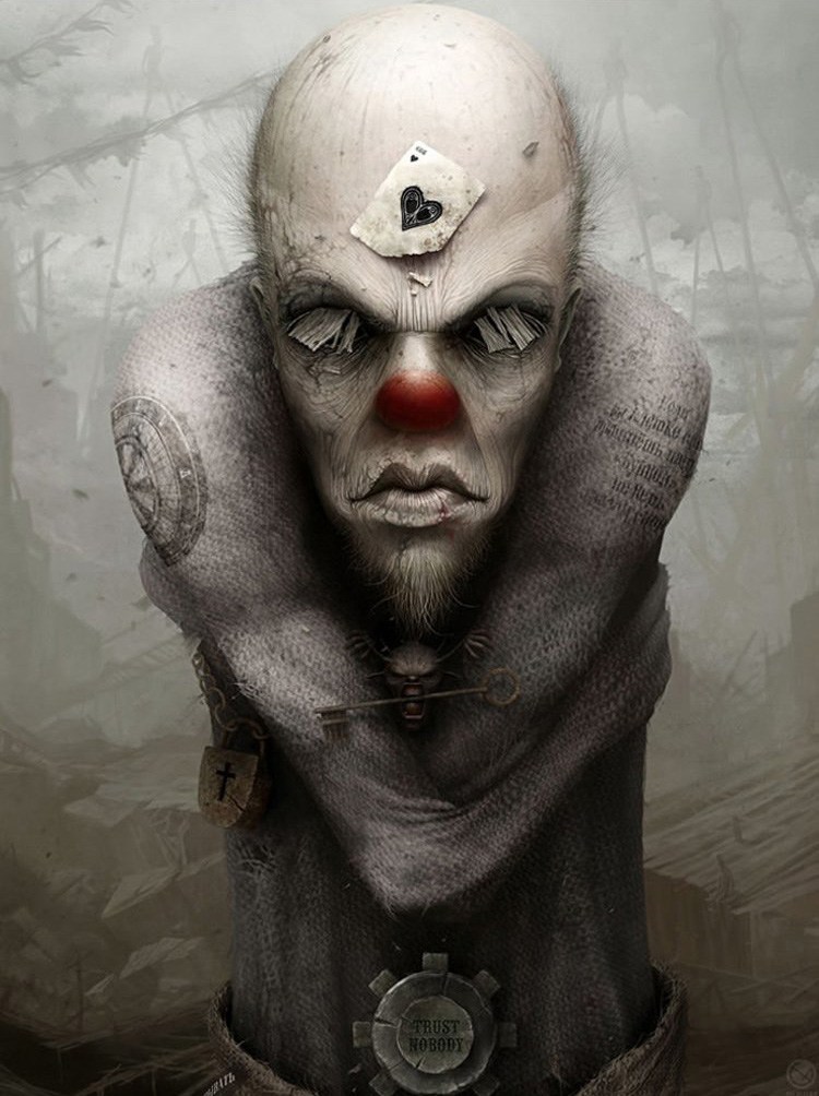 Anton Semenov充滿了邪惡的作品