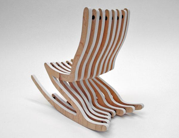 创意木质摇椅