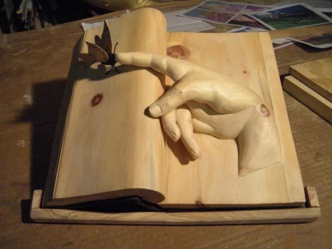 创意木雕书