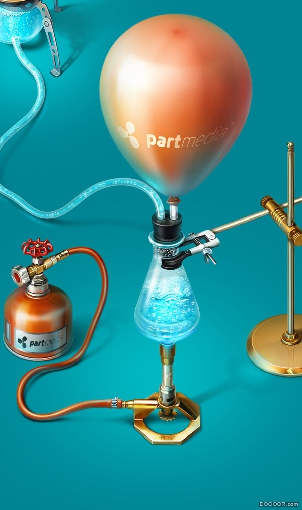 Kadasarva-化学实验设备精致插画
