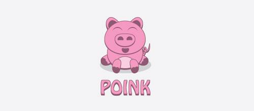 收集一些以猪图案做的标志设计欣赏