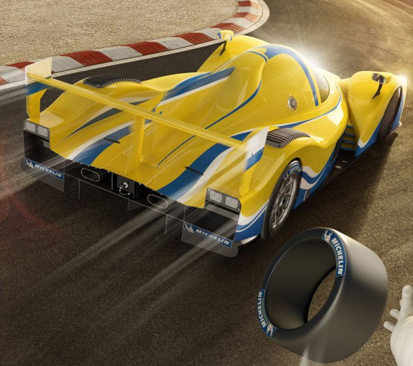 米其林(MICHELIN)輪胎3D情景廣告