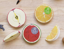 新鲜水果标签纸设计