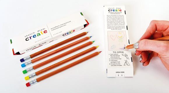 彩色铅笔包装欣赏