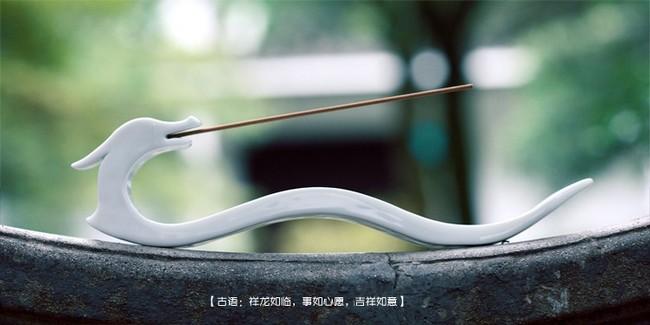 这个有货：祥龙吐雾骨瓷香插