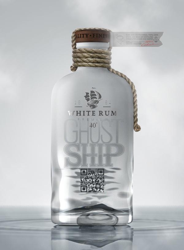 新西兰幽灵船朗姆酒概念包装设计