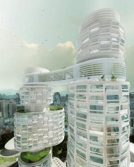 韩国汉城国际商务区建筑欣赏