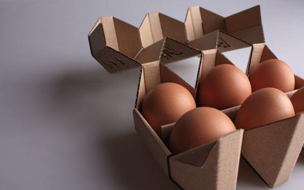一款绿色环保的鸡蛋包装设计