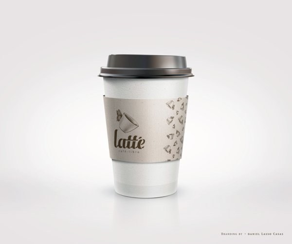 Latt&#233; Coffee咖啡VI形象