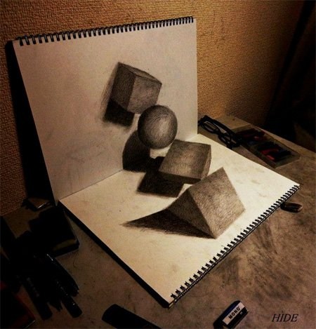 3D手绘铅笔画