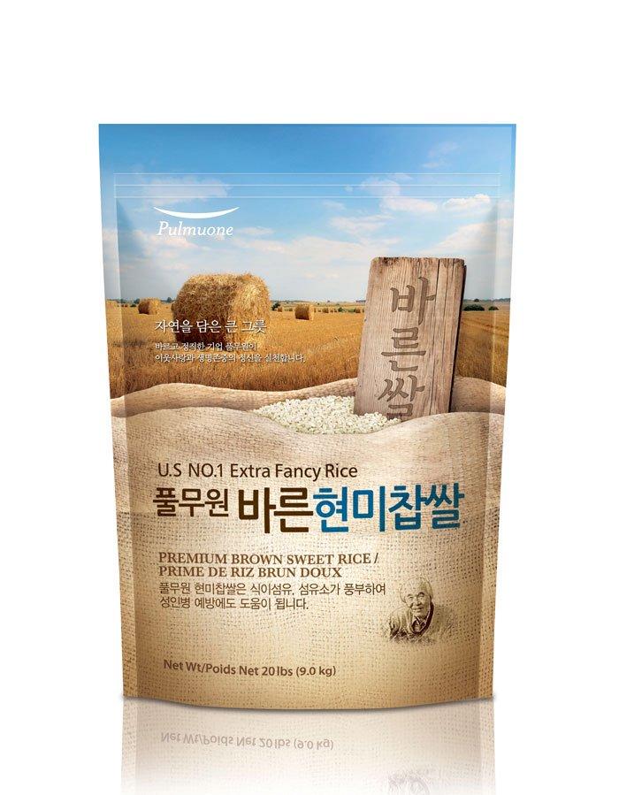 韩国一款清新的大米包装设计